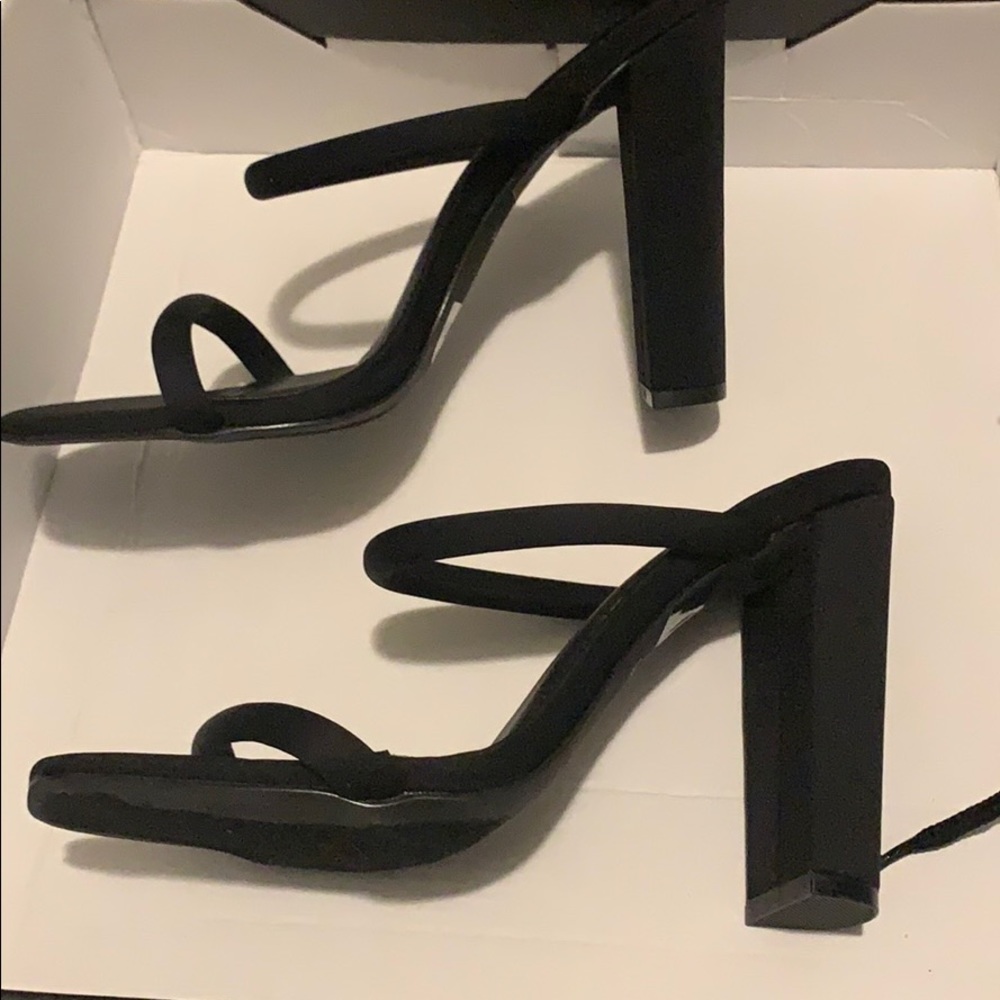 Strappy block heels